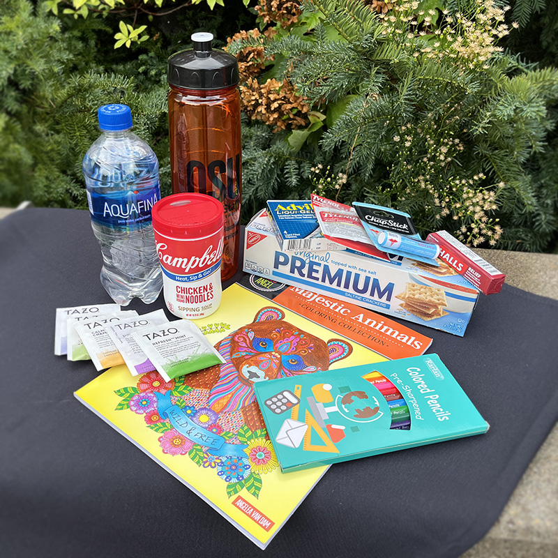 items available in get well hug package