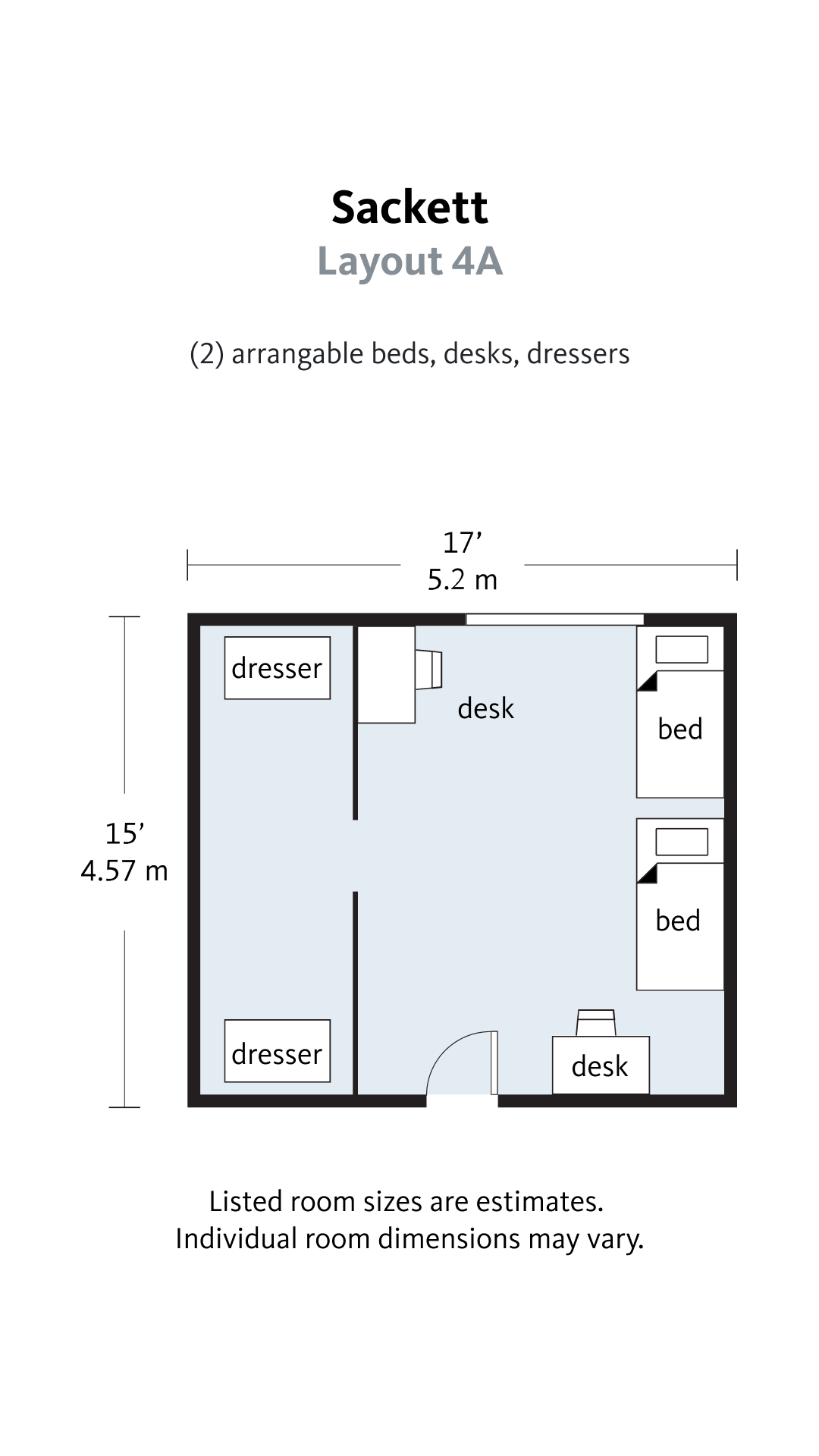 Floorplan 4a for Sacket hall