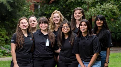 Halsell Hall student staff