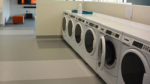 Tebeau Hall laundry room
