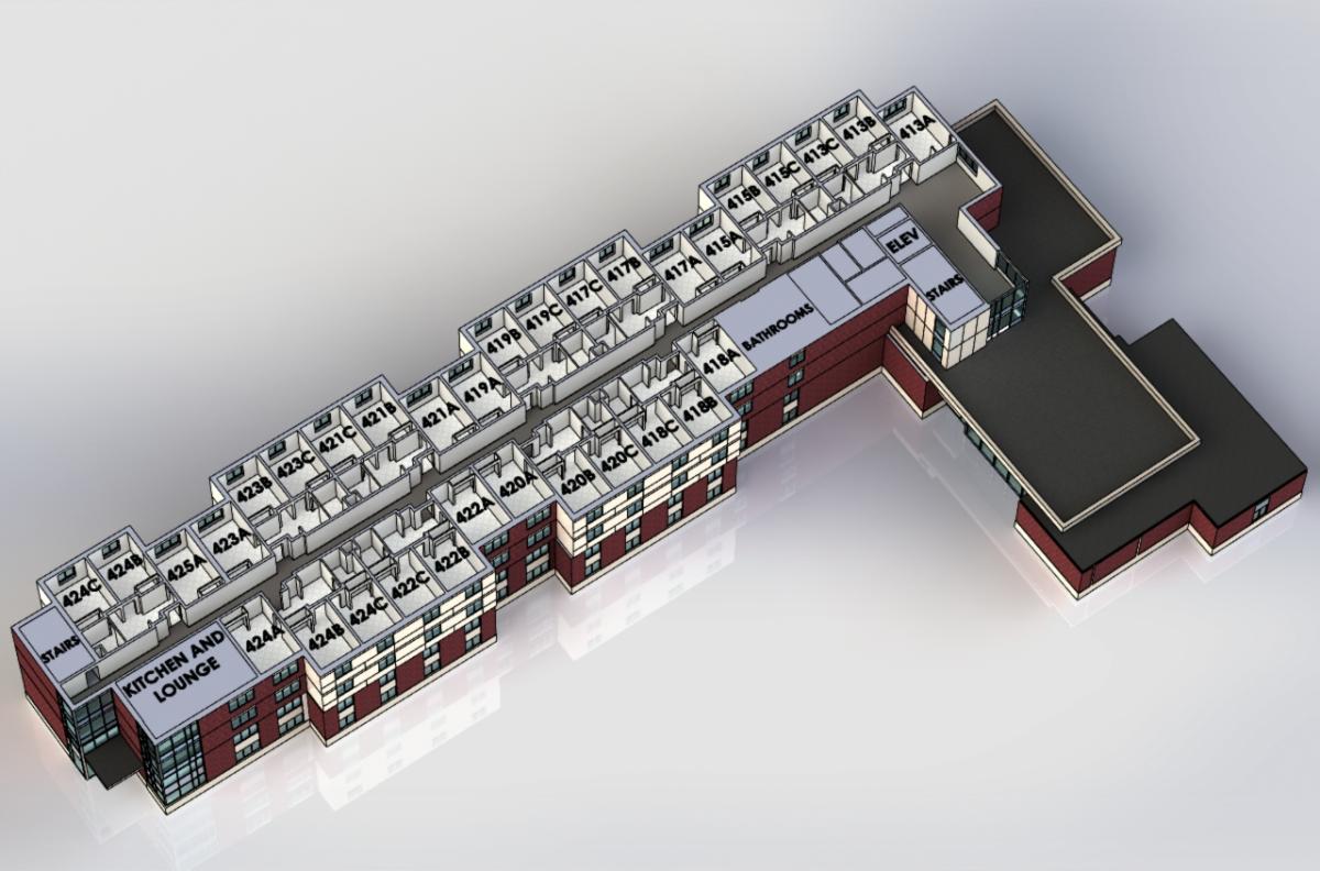 tebeau hall - fourth floor