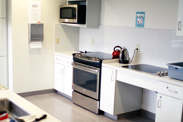 Kitchen in Tebeau Hall