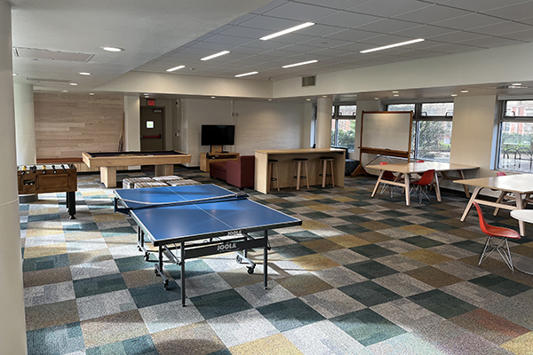 Wilson Hall lounge area